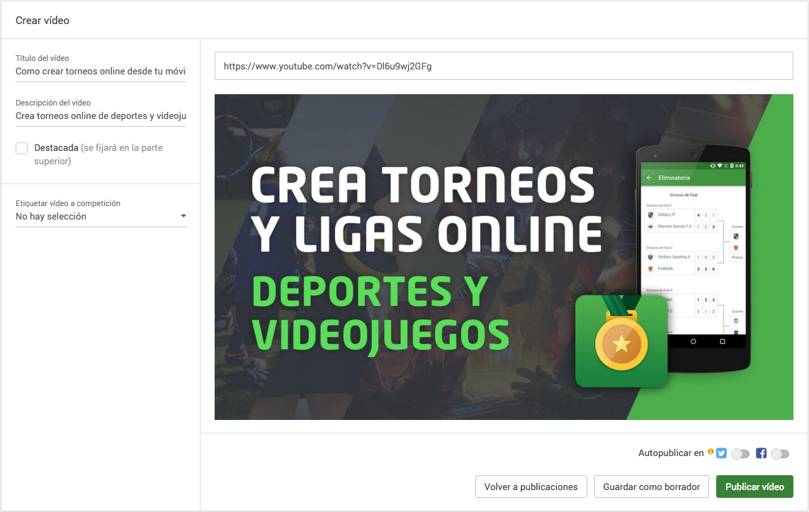 insertar videos